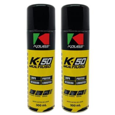 Imagem de 02 Desengripante Multiuso Koube K-50 Lubrificante 300ml