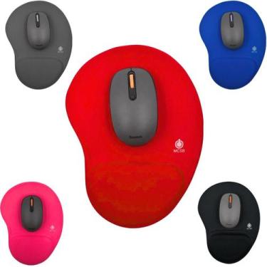 Imagem de Mousepad Ergonomico Com Apoio Descanso De Punho Conforto Nfe - MCSB, V