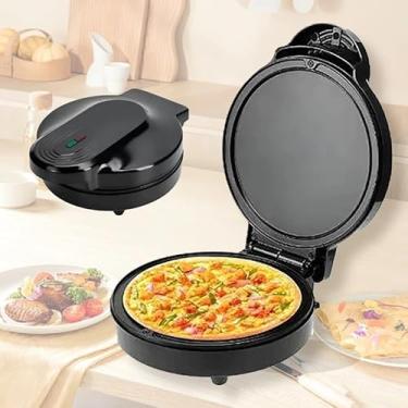 Imagem de Mini Máquina de Pizza Elétrica Ultra potência de 1000w Fundo Antiaderente