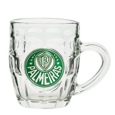 Imagem de Caneca Vidro Brasão 310ml - Palmeiras G003B-3-B
