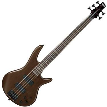 Imagem de Contrabaixo 5 Cordas Ibanez gsr 205B Walnut Fosco Marrom Escuro nt - I