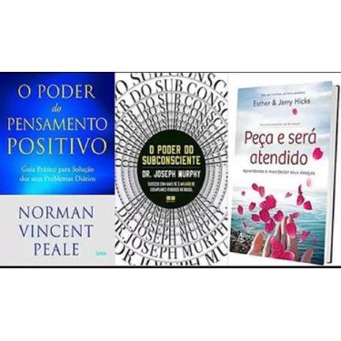 Imagem de Kit 3 Livro Poder Do Pensamento Positivo Peça Será Atendido