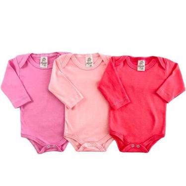 Imagem de Kit Body Liso Suedine bebê 3 peças Menino, Menina e Neutro - Alyaht, R