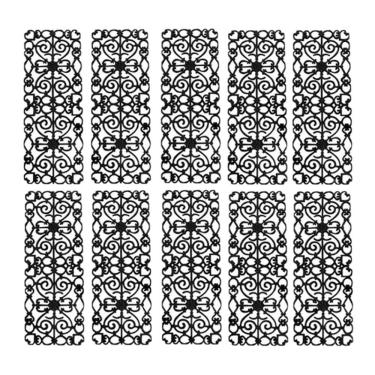 Imagem de Kit 10 Grades De Ferro Ramada Sacada Varanda Escada 95x36cm