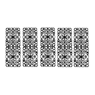 Imagem de Kit 5 Grades De Ferro Ramada Sacada Varanda Escada 95x36cm