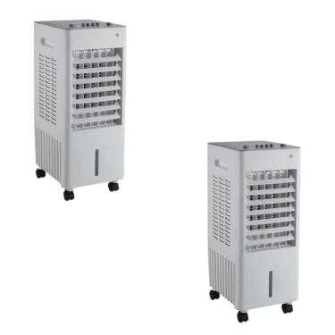 Imagem de Kit 02 Climatizador de Ar 110v Umidificador Portátil 8 Litros Praxis Cp08