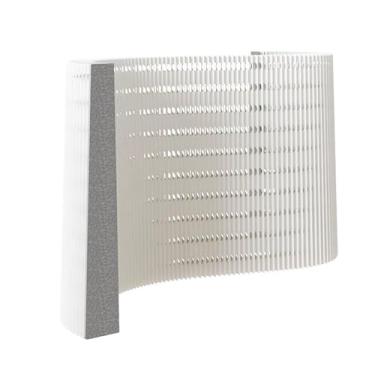 Imagem de Biombos e Divisórias Divisória De Ambiente Dobrável Moderna, Divisória De Papel, Divisória De Parede Flexível Portátil, Tela De Privacidade Independente Para Sala De Estar, Quarto, Escritório(White,50