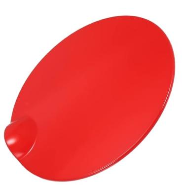 Imagem de Riloer Tampa da porta do tanque de combustível vermelho brilhante 9L3Z-99405A26-AA, 9L3Z99405A26AA compatível com Ford F-150 2009-2014 1 peça