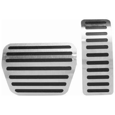 Imagem de Pedaleira lisa em Aço Inox compatível com Chery Tiggo 2 Automático