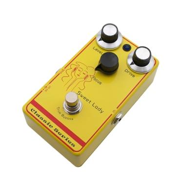Imagem de SPYMINNPOO Efetor de Overdrive de Guitarra, Pedal de Guitarras Elétricas de Baixo Ganho Sensível Ao Toque Com Desvio True para Som Mais Apertado