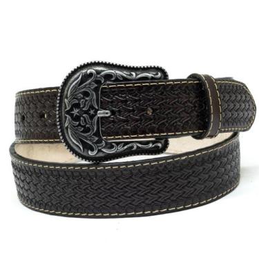 Imagem de Cinto Masculino Feminino Atrevidu's Country Y - Fivela Removível, Taba