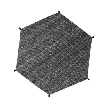 Imagem de RNXRZANK Capa de Sombra para Trampolim, Capa de Chuva para Trampolim de Quintal, Capa de Proteção Solar para Trampolim, Cobertura para Trampolim com 6 Postes, 12 pés