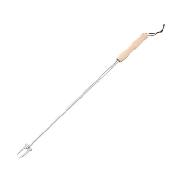 Imagem de MotiveTech Garfo para Assar Cachorro-quente, Garfo para Churrasco, Telescópico de Metal para Acampamento Ao Ar Livre, para Grelha, Espeto Longo Portátil E Resist