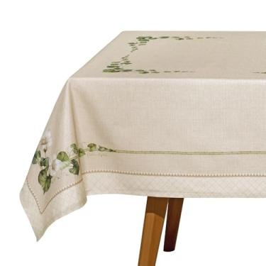 Imagem de Toalha de Mesa Quadrada 180 x 180cm Dohler Limpa Fácil Botânica (Quadrada 8 Lugares)