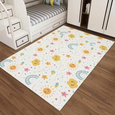Imagem de Tapete Infantil 1,00x1,35 Antiderrapante Perfeito para Decoração de Qu