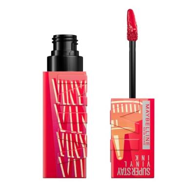 Imagem de Maybelline SuperStay Vinyl Ink Sauce, Edição Limitada, Batom Líquido Longa Duração com Efeito Gloss, Brilho Instantâneo e Acabamento Espelhado, Cor 210 Pomodoro 4,2ml