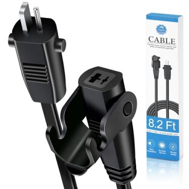 Imagem de Sopito Cabo de extensão de 2,5 m para cadeira de elevação ou reclinável elétrica, cabo de fonte de alimentação de substituição para Okin Limoss Lazboy Pride Catnapper etc