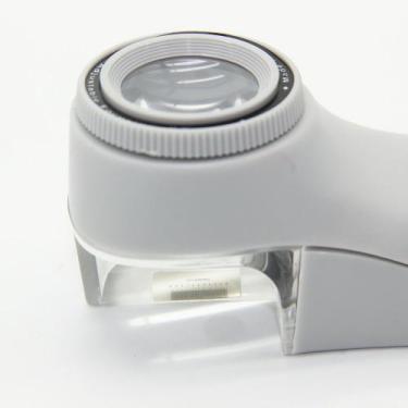 Imagem de Lupa Conta Fios Profissional de mão 8x com escala em milímetro (resolu