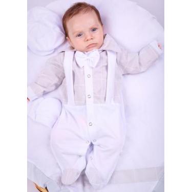 Imagem de Saída de Maternidade Menino Miguel Suspensório 04 peças - Maribaby enx