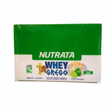 Imagem de Barra de Proteína Sabor Torta de Limão Whey Grego Display com 12 un. d