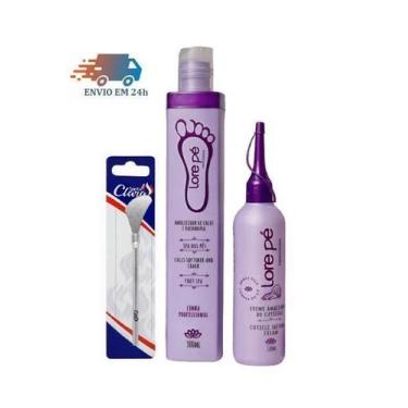 Imagem de Amolecedor De Calos E Rachaduras Lore Pé 300Ml + Bisturi 222