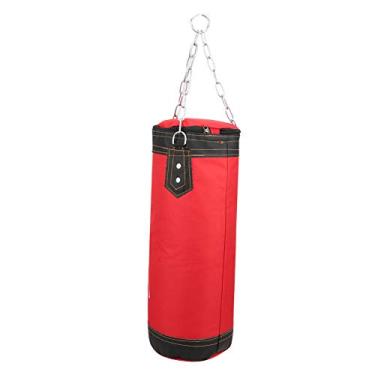 Imagem de Sacos de Areia Pendurados para Crianças, Sacos de Areia de Boxe Vermelhos Com Fecho de Zíper, Treinamento Físico para Boxe Tailandês, Taekwondo, Escola, Boxe, Academia, Casa,