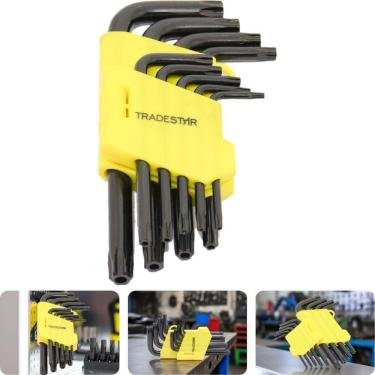Imagem de Jogo Chave Torx T10 - T50 Curto 9 Peças Cr-v Tradestar