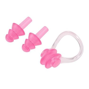 Imagem de Kit Protetor Hero Band Ouvido e Clip Nasal Presilha Nariz para Natação