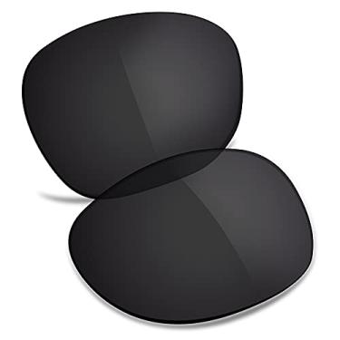 Imagem de TRUSHELL Lentes de reposição polarizadas para óculos de sol Ray-Ban Wayfarer RB2132 55 mm preto escuro - Polarizado