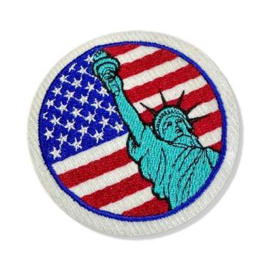 Imagem de M0206-001 Estátua da Liberdade NY Patch Bordado 6,8x6,8cm - BR44