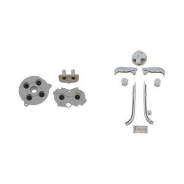 Imagem de Almofada De Borracha Condutiva Para Botão De Teclado GBA D Pad a B L R