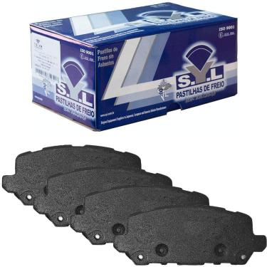Imagem de Kit Pastilha Freio Accord Hr-v 2013 A 2021 Traseira Syl 4255