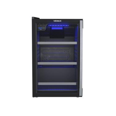 Imagem de Cervejeira Venax Blue Light 100 Preto Fosco Porta Invertida 