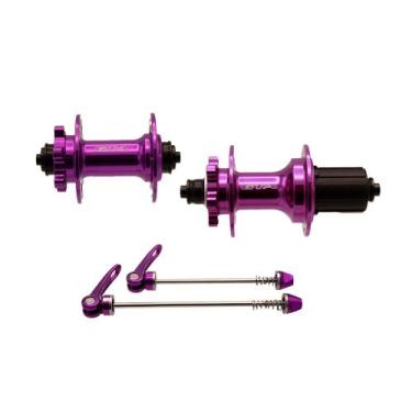 Imagem de Par de cubos barulhento GTA k7 36 furos com adaptador single roxo