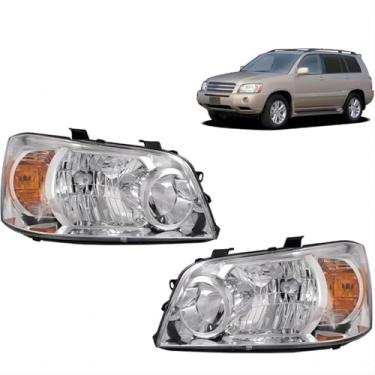 Imagem de Lâmpada esquerda direita LED luz diurna frontal LED conjunto de farol lâmpada de canto ampla compatível com Highlander 2007 81130-48550 (esquerda)