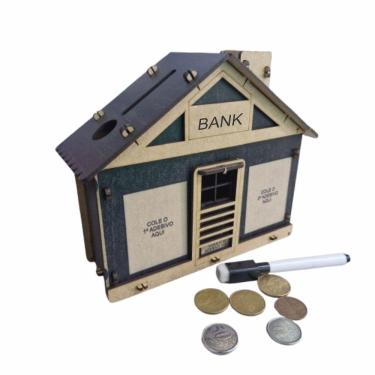 Imagem de Cofre Guardar Dinheiro Woodbox Japones Kakebo Banco Casa P