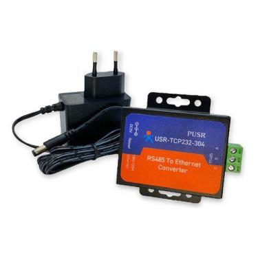 Imagem de Conversor Rs 485 Para Ethernet Tcp Ip Usr-tcp232-304