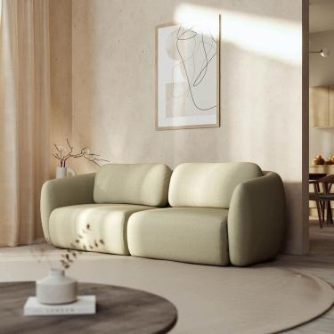 Imagem de Conjunto Sofá Orla 1 Módulo 80cm Esquerdo 1 Módulo 80cm Direito Cabecasa MadeiraMadeira Verde Água