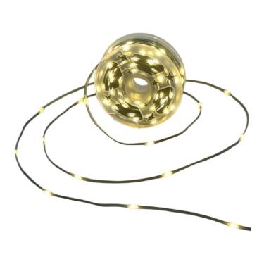 Imagem de Cordão Pisca-Pisca Carretel 20M 200 Leds Luz Amarela