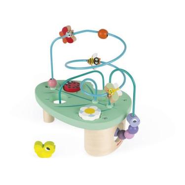 Imagem de Brinquedo Educativo Centopéia e Amigos Janod - de Madeira 10 Peças