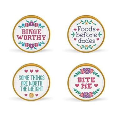 Imagem de FRED STITCHES Clipe de bolsa, conjunto de 4, 6 cm de diâmetro (5274203)