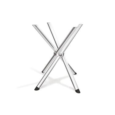 Imagem de Base Mesa de Jantar Volga M008 Aço s/ Tampo Cromada - Kappesberg