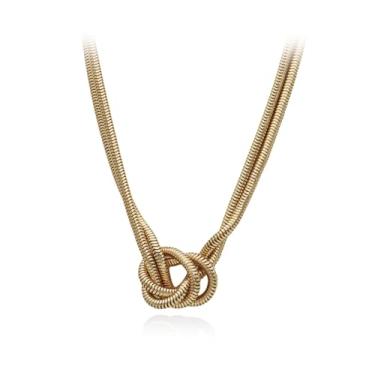 Imagem de Colar de corrente de cobra de camada dupla para mulheres - gargantilha punk grossa em camadas, colar hip hop ousado, minimalista, gótico Y2K, joias modernas, Zinco, Sem Pedra Preciosa