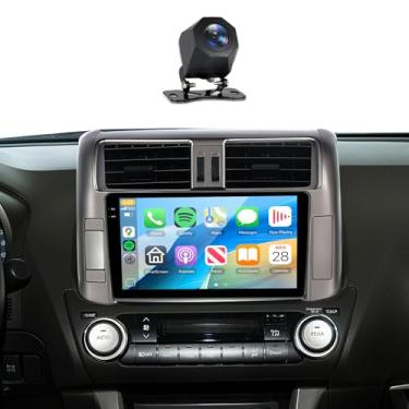 Imagem de [4 + 128 G] Estéreo automotivo para Toyota Prado 2010-2013 sem fio Carplay Android Auto, rádio com tela sensível ao toque de 9 polegadas, Android/GPS/WiFi/EQ DSP/UI/Bluetooth5.0/SWC/câmera reserva