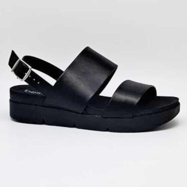 Imagem de Sandália Feminino Beira Rio Tratorada Casual Confy 8387.542, Preto, 37