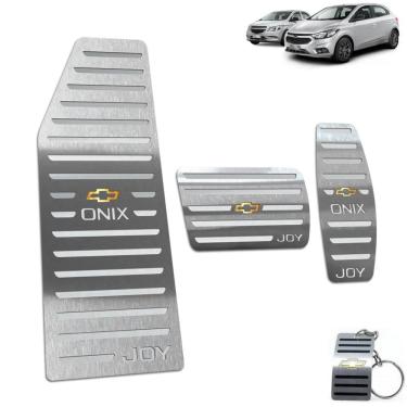 Imagem de Descanso E Pedaleira Automático Onix Joy 2013 A 2020 Prata