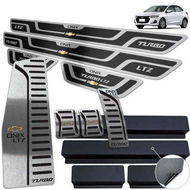 Imagem de Descanso Pedaleira Manual Soleira Preto Onix Turbo LTZ 2020