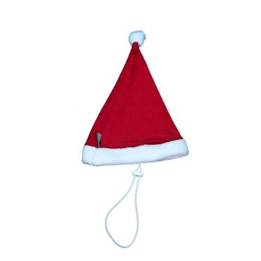 Imagem de Gorro para Cães Natal Tam. G 20x30cm - Regulagem Elástica