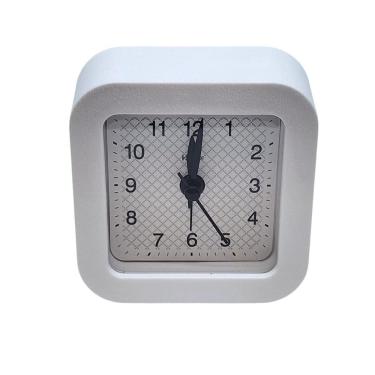 Imagem de Relógio Despertador Silencioso Luz Herweg 2655-021 Branco