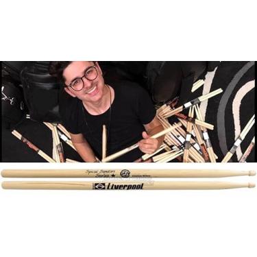 Imagem de Baqueta Liverpool Special Signature Hickory DJV Diego Jean Vicente (Padrão 5A Comprida) EX-217